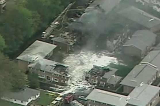 US Navy jet crashes into apartments in Virginia 