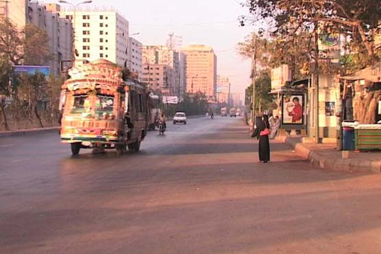 Wheel-jam strike in Karachi today