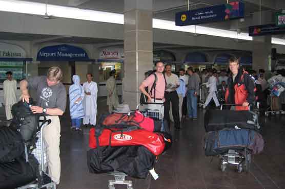 Weapons recovered from passengers baggage