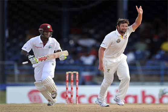 Windies on 49-3, trails Aussies by 262 in 2nd test