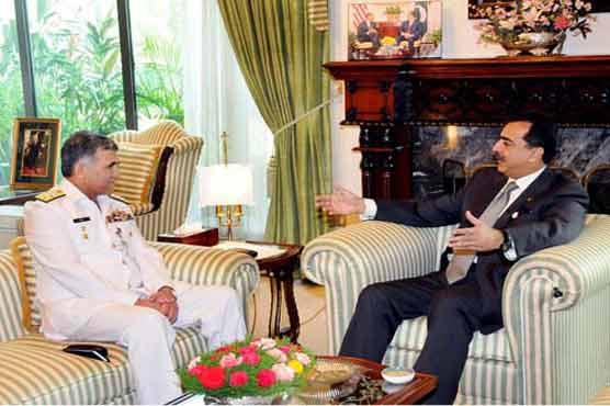 PM Naval chief discuss professional matters