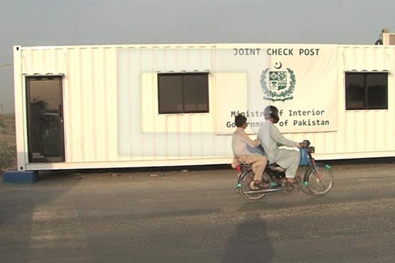 Joint check post set up at Karachi, Balochistan border