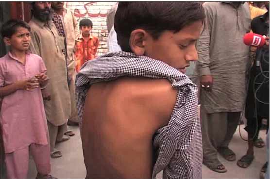 Multan: Teacher tortures student over home work