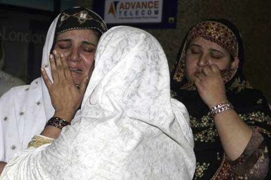 Relatives mourn the loss of loved ones