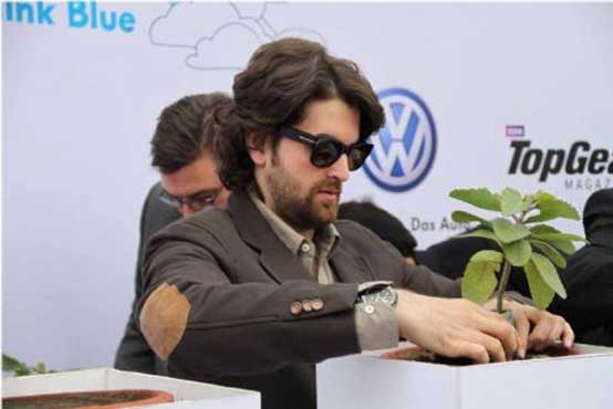 Neil Nitin Mukesh at the Think Blue campaign