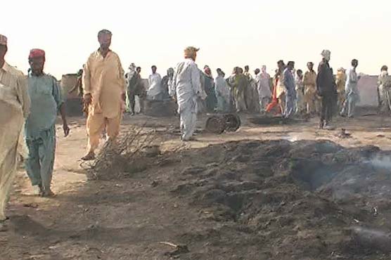 Kandhkot: One killed, seven injured in blaze