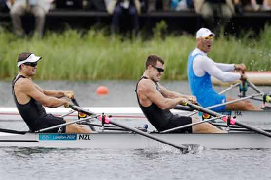 New Zealand wins first gold of Olympics in rowing