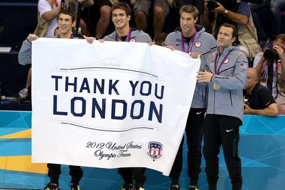 Phelps ends career with gold in medley relay