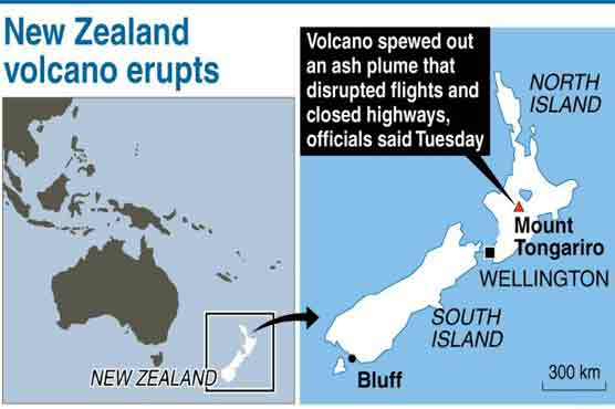 Dormant New Zealand volcano erupts