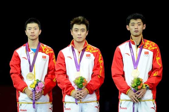Olympics: China sweeps table tennis board again