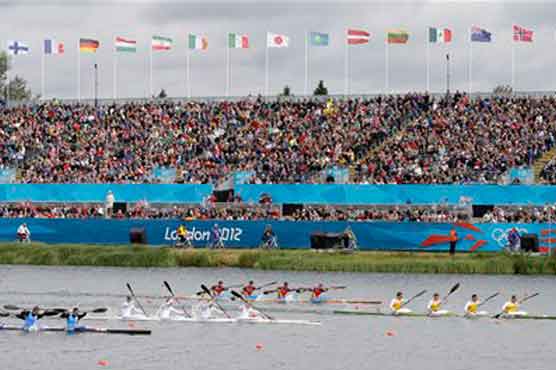 Australia wins gold in the men's 1,000-meter K-4