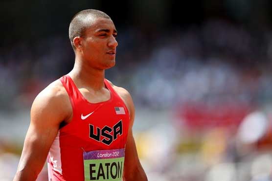 Eaton wins Olympic decathlon gold for US