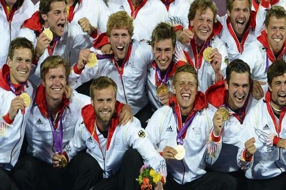 Germany win 2nd straight Olympic hockey gold