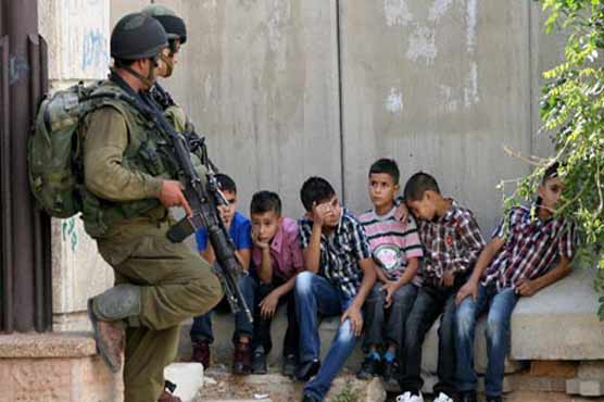 Palestinian kids in jails on stone-throwing charges 