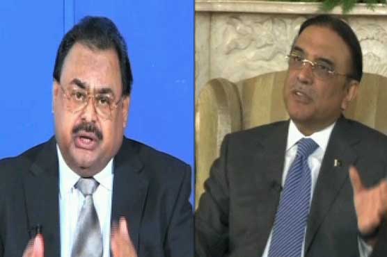 Zardari, Altaf talk on telephone