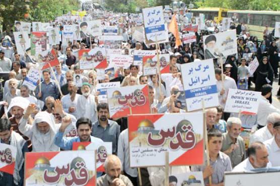 Anti-Israel rallies in Iran for Quds day 