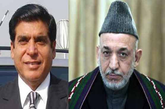 Ashraf, Karzai vow to work jointly for peace 