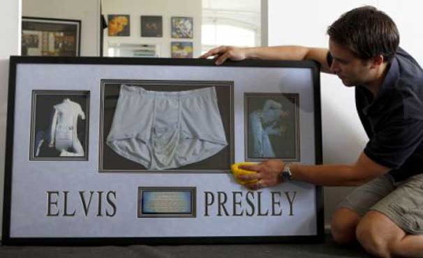 'Soiled' Elvis Presley underpants to be auctioned
