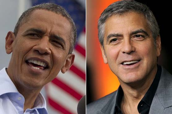 Clooney joins Obama's fund raising campaign in Switzerland