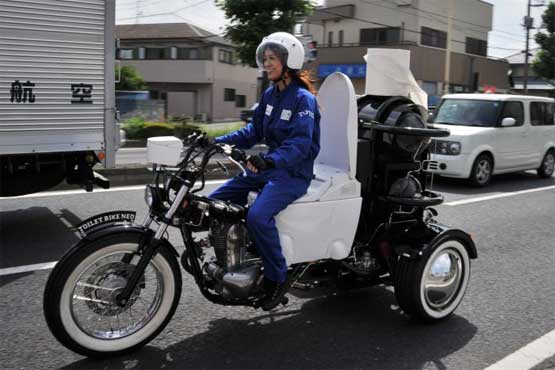 Toilet maker showcases poo-powered motorbike