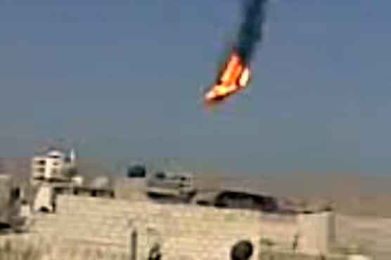 Rebel claim shooting down Syrian warplane 