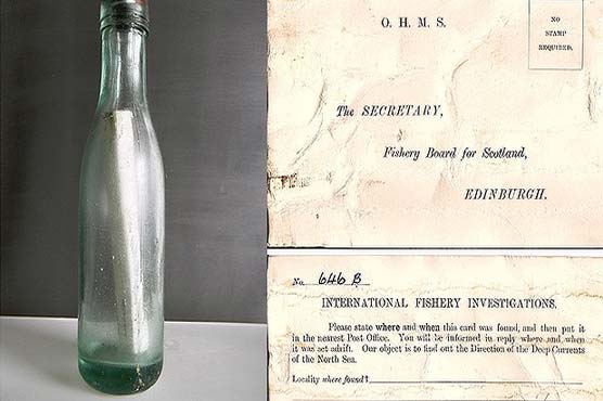 98-year-old message in bottle sets world record