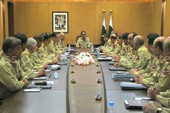 Kayani chairs Corps Commander Conference 