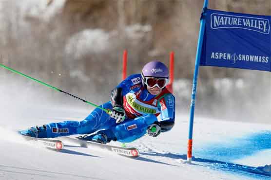 Slovenia's Tina leads in the women's World Cup