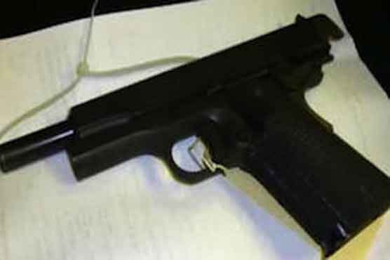 Loaded pistol found in package of frozen meat 