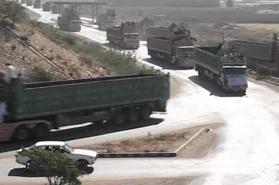 Karachi goods transporters continue strike on 11th day