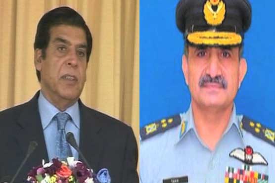 PAF chief briefs PM on Peshawar Airport attack