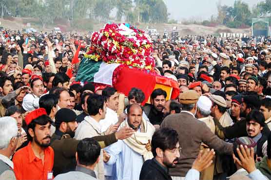 Funeral prayer of Bashir Bilour held 