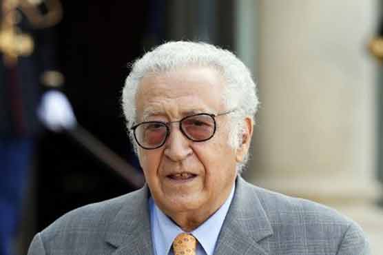 Peace envoy Brahimi on way to Damascus 