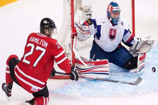 Canada beats Slovakia 6-3 at junior hockey worlds