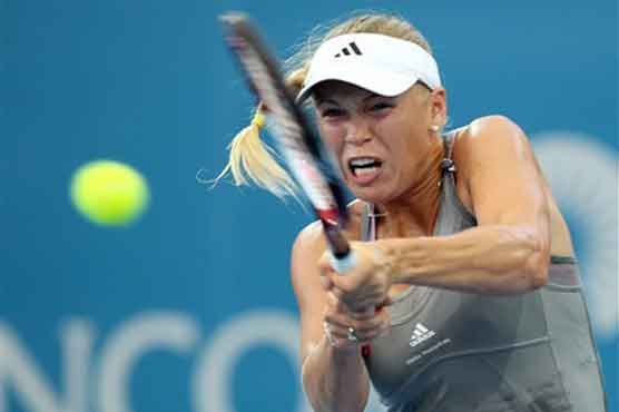 Wozniacki loses in 1st round at Brisbane
