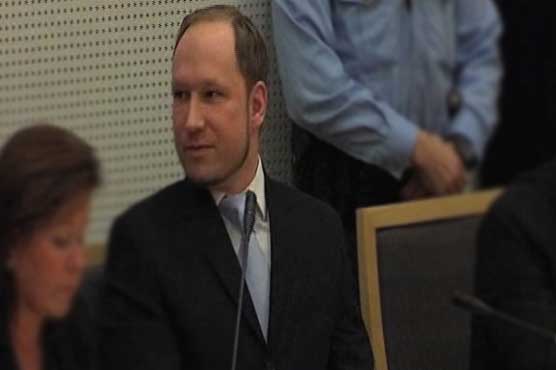 Anders Breivik presented in court