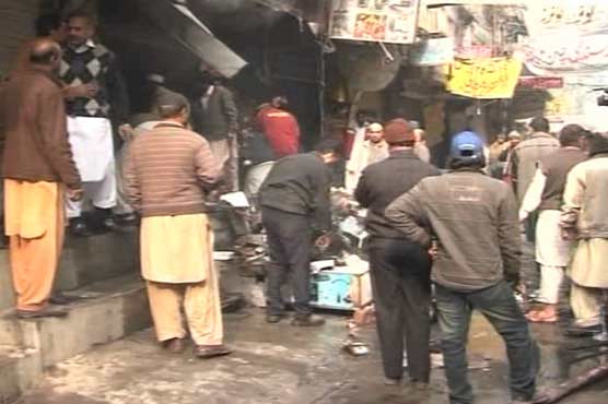 Fire erupts at Hall Road