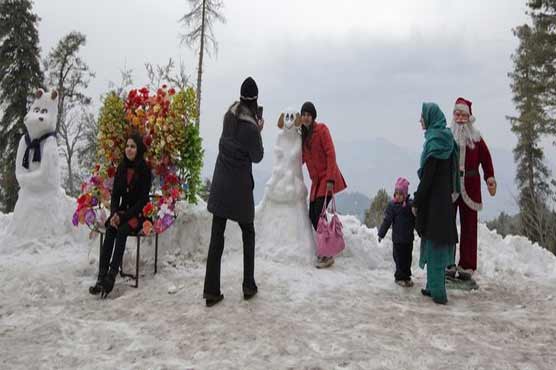 Heavy snowfall in Murree