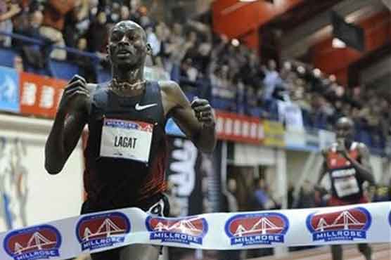 Athletics: Lagat regains indoor record