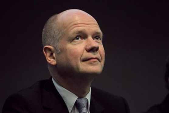 Hague sees Iran nuclear push leading to arms race