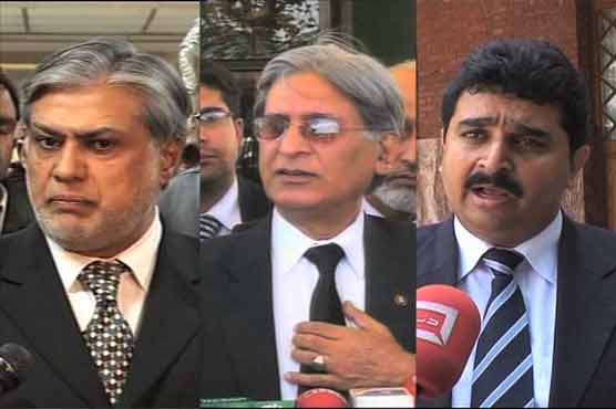 Aitzaz, Ishaq, Kamran elected  Senators unopposed