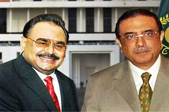 Altaf, Zardari discuss current issues by phone