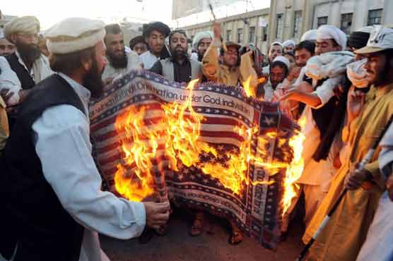 Tribesmen join JUI rally against drone strikes