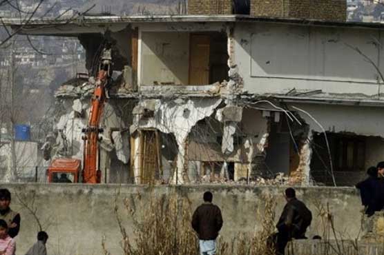 Major part of bin Laden's compound demolished
