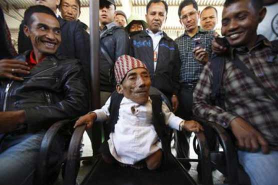 Nepalese man declared world's shortest man