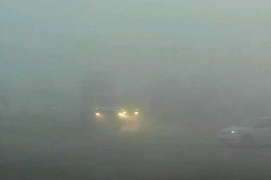 Foggy condition prevails over plain areas