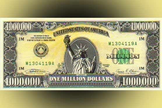 Passing off a $1 million bill at Walmart 