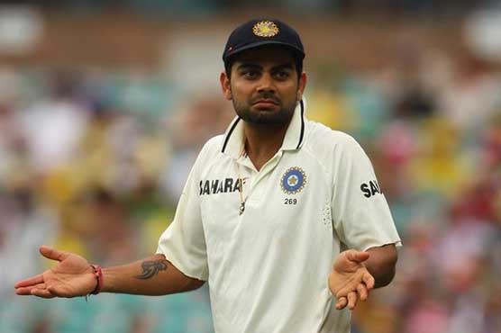 Kohli fined over obscene gesture to crowd