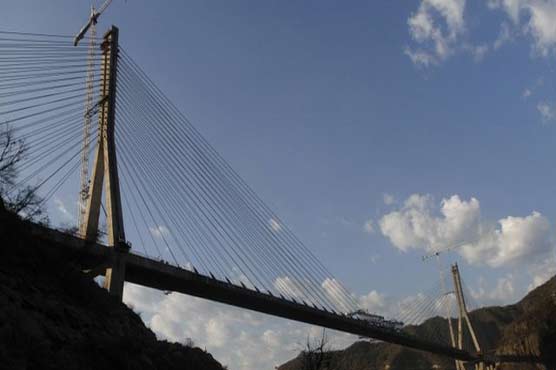 Worlds highest cable-stayed bridge