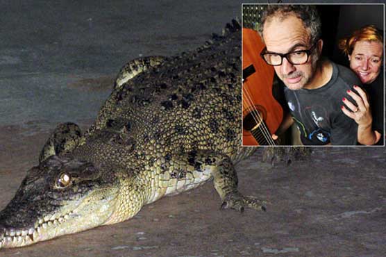 Australian family wakes to croc in house